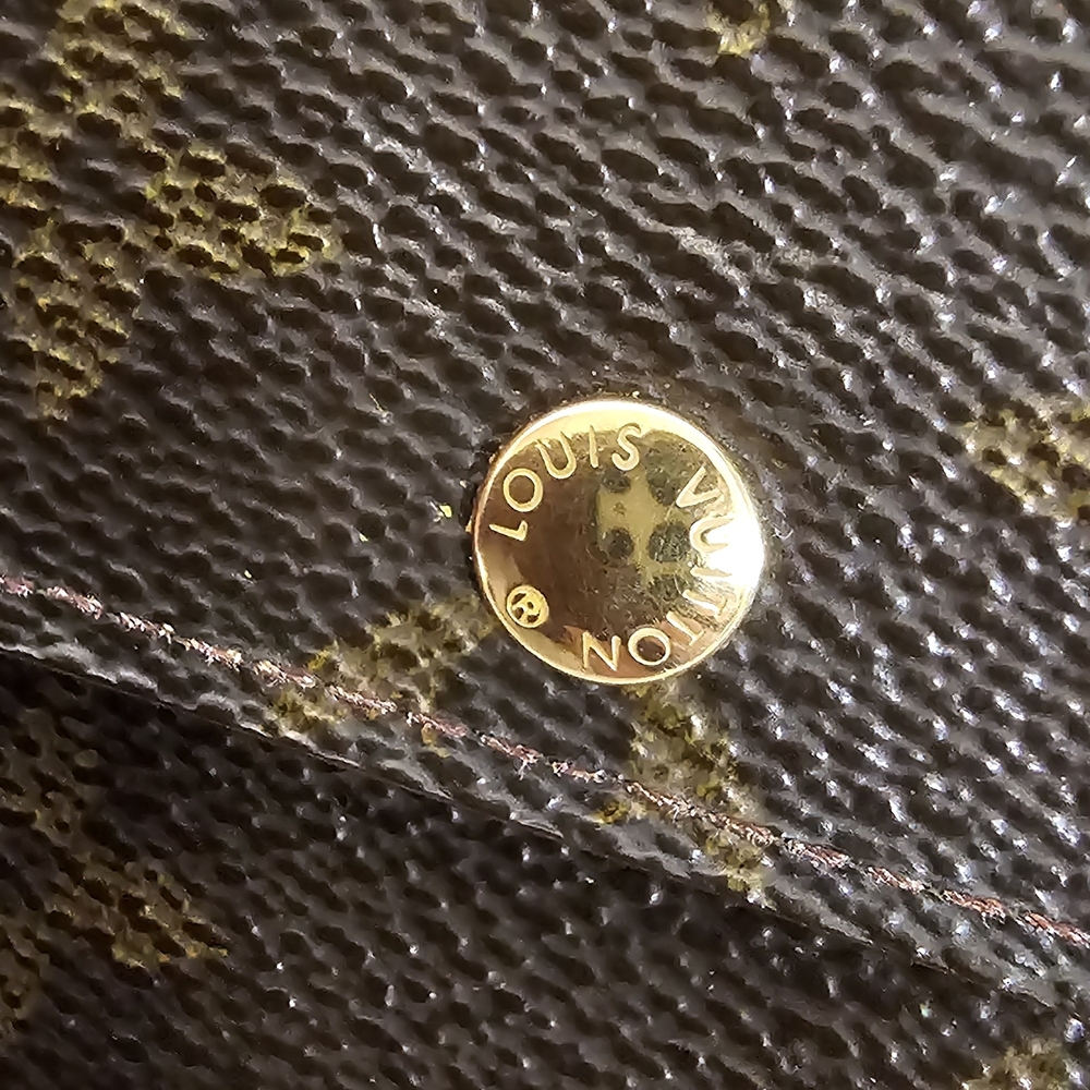 Louis Vuitton Monogram Black and Brown Sarah Wallet - Picture 10 of 16